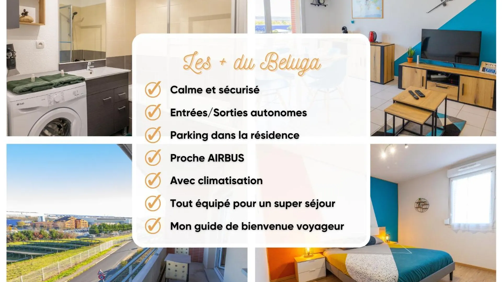 Le Beluga - Escale Confort Proche Airbus Colomiers Apartment